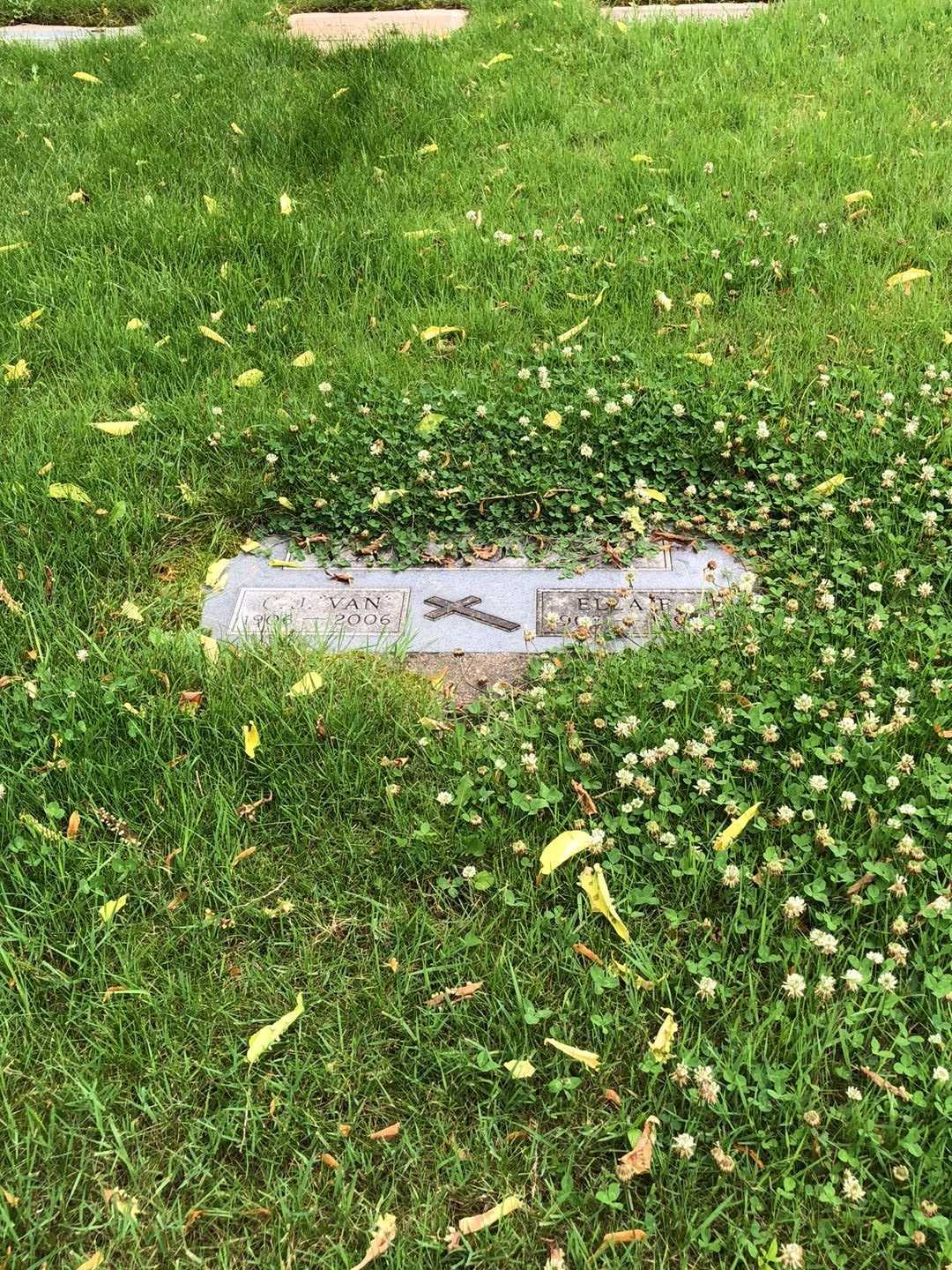 C. J. "Van" Van Boven's grave. Photo 2