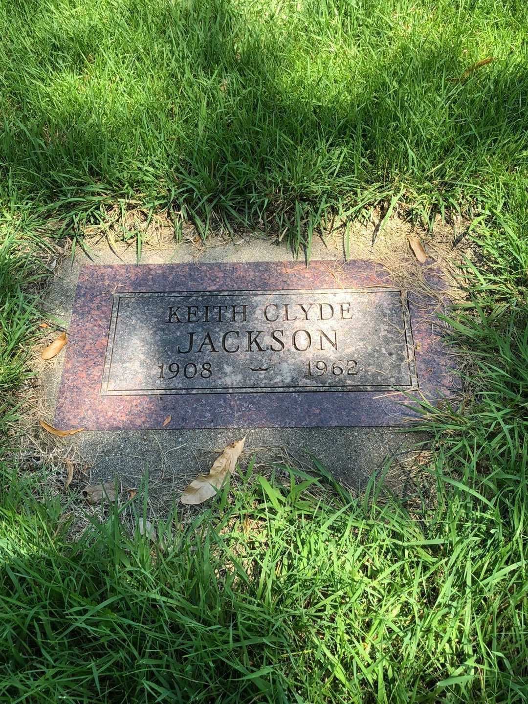 Keith Clyde Jackson's grave. Photo 3