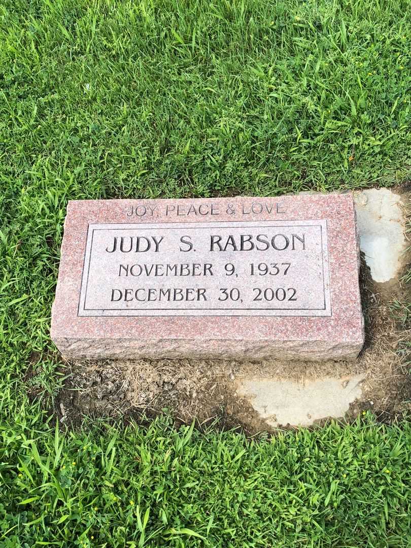 Judy Sharon Rabson's grave. Photo 1