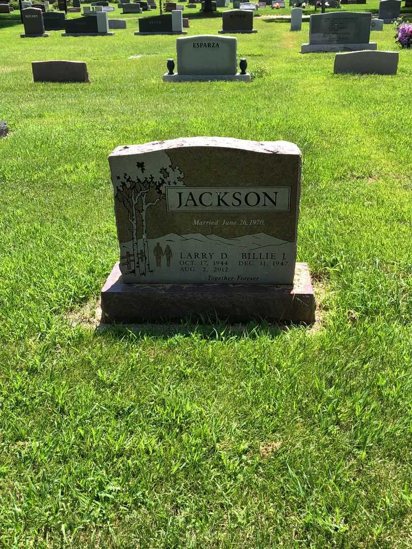 Billie J Jackson's grave. Photo 2